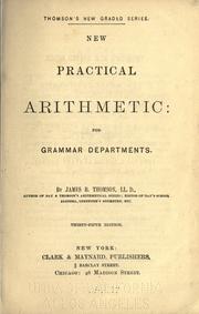 Cover of: New practical arithmetic: for grammar departments