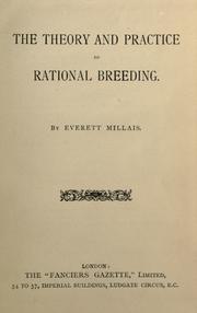 Cover of: The theory and practice of rational breeding