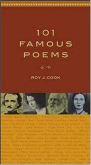 Cover of: 101 famous poems by [compiled by] Roy J. Cook.