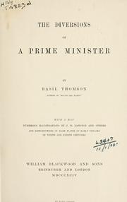 Cover of: diversions of a prime minister.