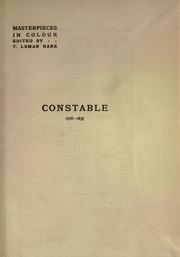 Cover of: Constable.