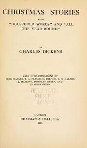 Book: Christmas stories from "Household words" and "All the year round" By Charles Dickens