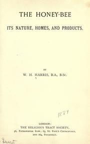 Cover of: The honey-bee by William Hetherington Harris