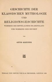 Cover of: Ausf©·uhrliches Lexikon der griechischen und r©·omischen Mythologie.
