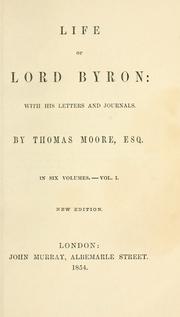 Cover of: Life of Lord Byron by Lord Byron