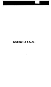 Cover of: Diverging roads by Rose Wilder Lane