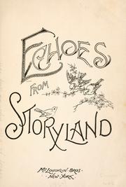 Cover of: Echoes from storyland. by 