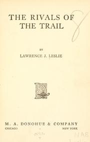 Cover of: rivals of the trail