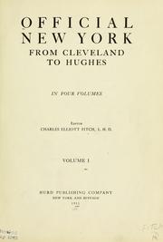 Cover of: Official New York, from Cleveland to Hughes.