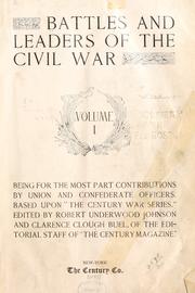 Cover of: Battles and leaders of the civil war. by 