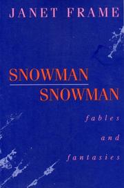 Cover of: Snowman Snowman: Fables and Fantasies