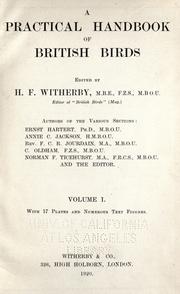 Cover of: A practical handbook of British birds