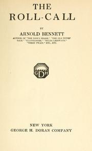The roll-call by Arnold Bennett