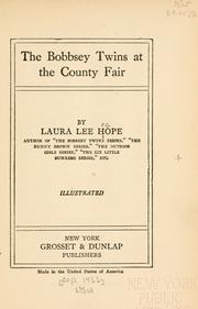 Cover of: The Bobbsey Twins at the county fair