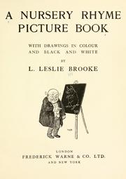 Cover of: A nursery rhyme picture book, [no.1]