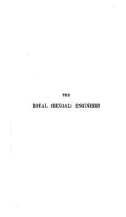 Cover of: Biographical notices of officers of the Royal (Bengal) engineers by Sir Edward Talbot Thackeray