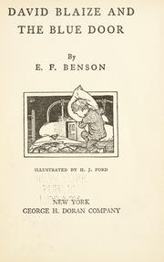 Cover of: David Blaze and the blue door by E. F. Benson