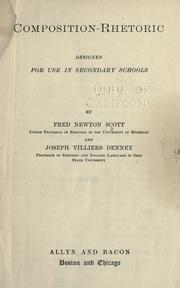 Cover of: Composition-rhetoric: designed for use in secondary schools