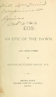 Eos by Davin, Nicholas Flood