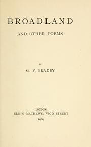 Cover of: Broadland: and other poems