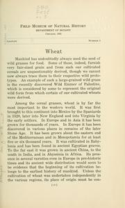 Cover of: Wheat. by B. E. Dahlgren