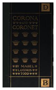 Cover of: Corona and Coronet