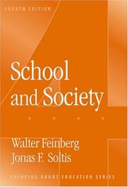 School and society by Walter Feinberg