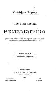 Cover of: Den Oldfranske Heltedigtning