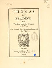 Cover of: Thomas of Reading