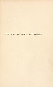Cover of: The book of saints and heroes