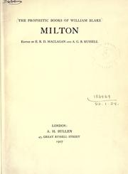 Milton by William Blake