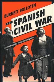 The Spanish Civil War by Burnett Bolloten