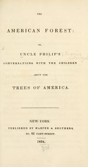Cover of: The American forest by Lambert Lilly