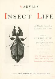 Cover of: Marvels of insect life