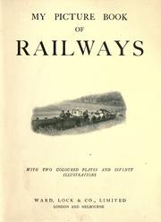 Cover of: My picture book of railways.