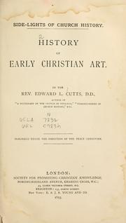 Cover of: History of early Christian art