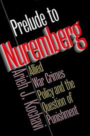 Cover of: Prelude to Nuremberg