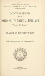 Cover of: Grasses of the West Indies. by A. S. Hitchcock