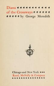 Cover of: Diana of the crossways. by George Meredith