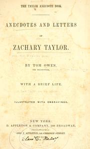 Cover of: The Taylor anecdote book by Thomas Bangs Thorpe