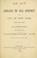 Cover of: An act to reorganize the local government of the city of New York