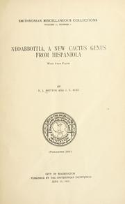 Cover of: Neoabbottia, a new cactus genus from Hispaniola