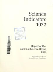 Cover of: Annual report of the National Science Board.