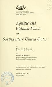 Cover of: Aquatic and wetland plants of southwestern United States by Donovan Stewart Correll
