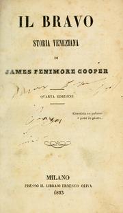 Cover of: Il bravo, storia Veneziana by James Fenimore Cooper
