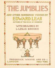 Cover of: The jumblies and other nonsense verses