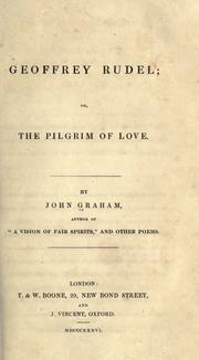 Cover of: Geoffrey Rudel by Graham, John