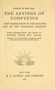 Cover of: The sayings of Confucius by Confucius