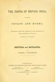 Cover of: Reptilia and Batrachia by George Albert Boulenger