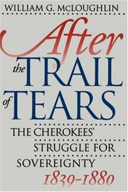 Cover of: After the Trail of Tears: the Cherokees' struggle for sovereignty, 1839-1880